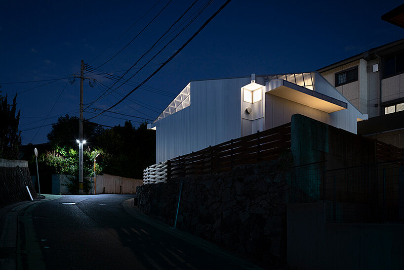 micelle tops house in japan with translucent membrane to control outside temperatures