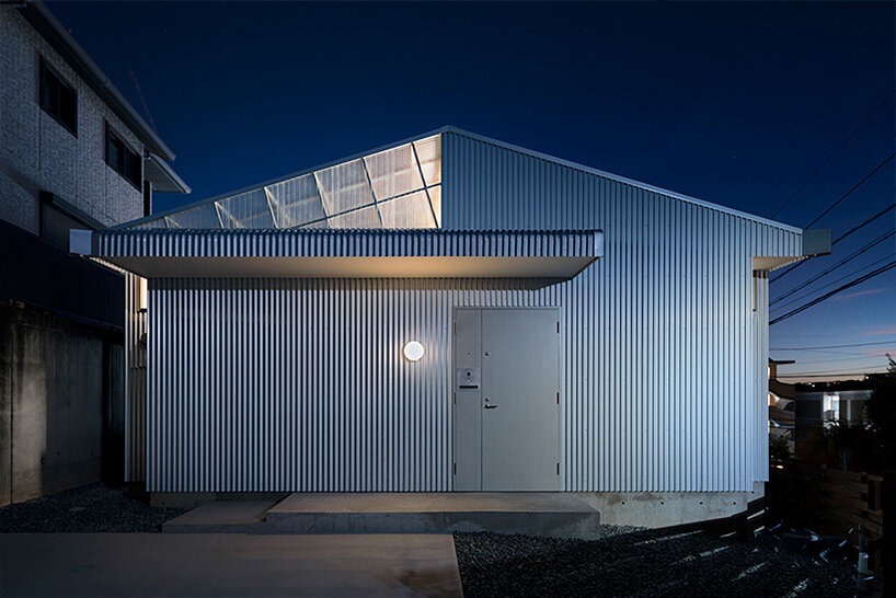 micelle tops house in japan with translucent membrane to control outside temperatures