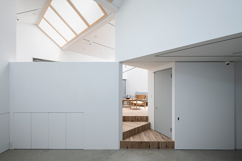 micelle tops house in japan with translucent membrane to control outside temperatures