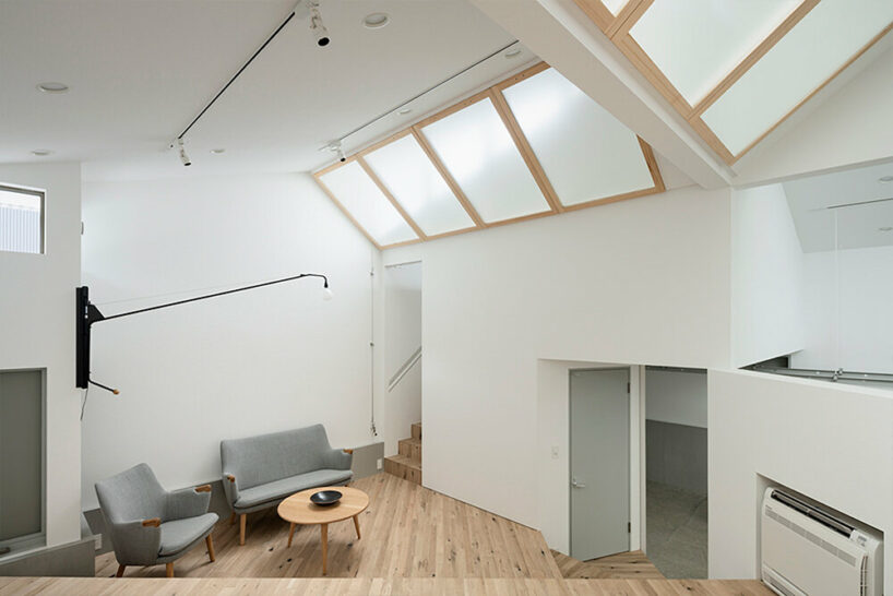 micelle tops house in japan with translucent membrane to control outside temperatures