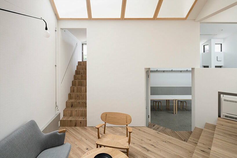 micelle tops house in japan with translucent membrane to control outside temperatures