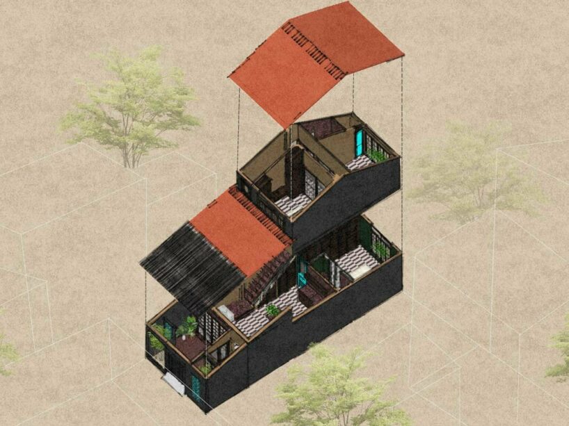 limdim studio brings modern design to vietnamese alley house with ngâu restoration