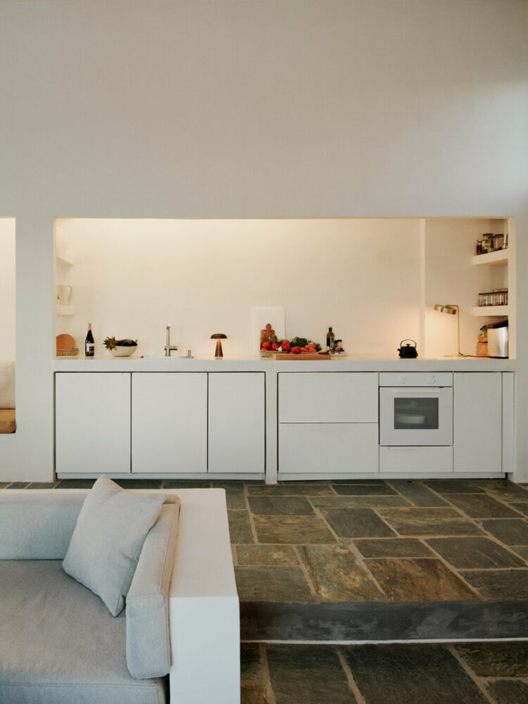 sigurd larsen sculpts interconnected cubes for single house on rocky greek island