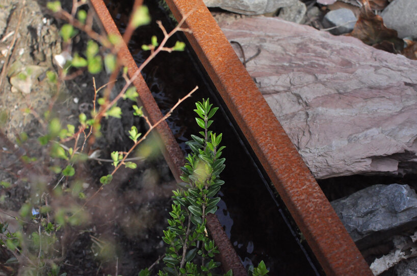detail - corten steel materiality