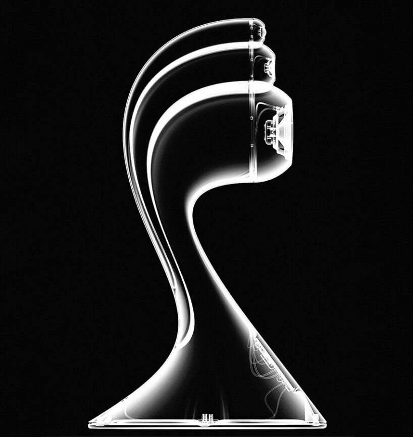 an X-ray rendering showcasing the 3Eel's triple chamber construction