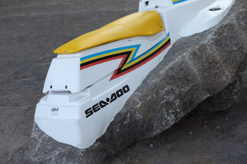 Baptiste Debombourg's vehcile sculptures 'Radical Nature' in Quebec