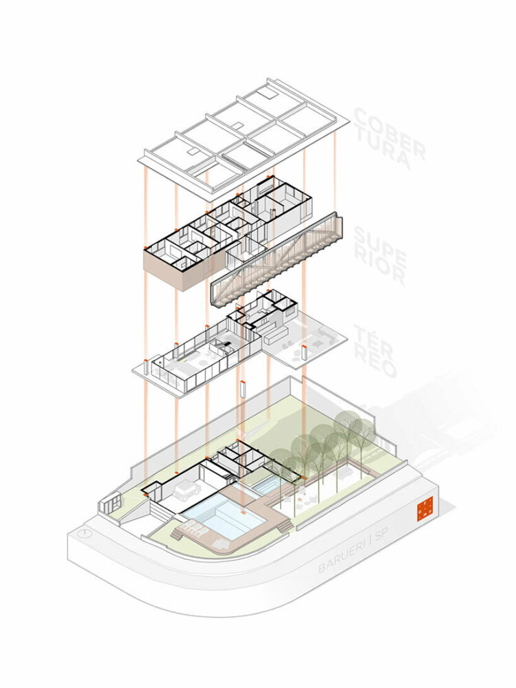 exploded axonometric