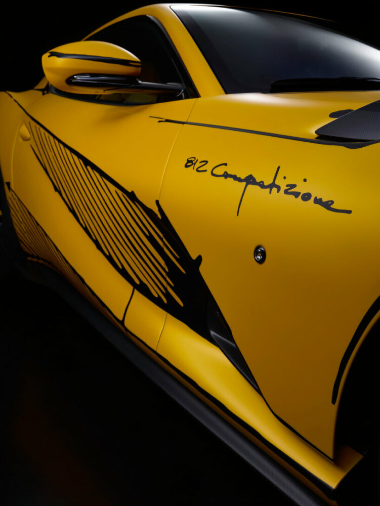 Ferrari 812 Competizione Tailor Made car unveiled at Monterey Car Week 2023