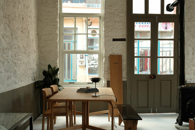 made from koukoutsi eco-material, their furniture embraces a minimal design, reflecting traditional origins