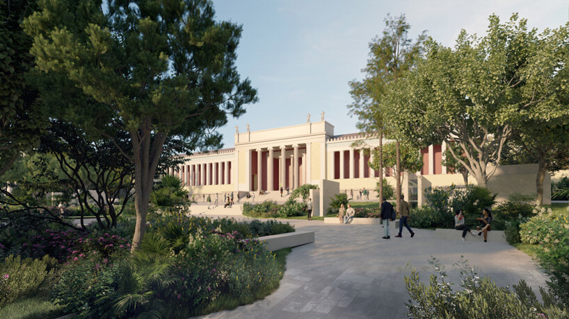 herzog & de meuron’s proposal for athens archaeological museum nods to ancient greece