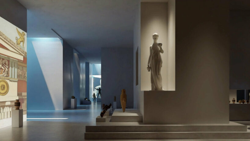 herzog & de meuron’s proposal for athens archaeological museum nods to ancient greece