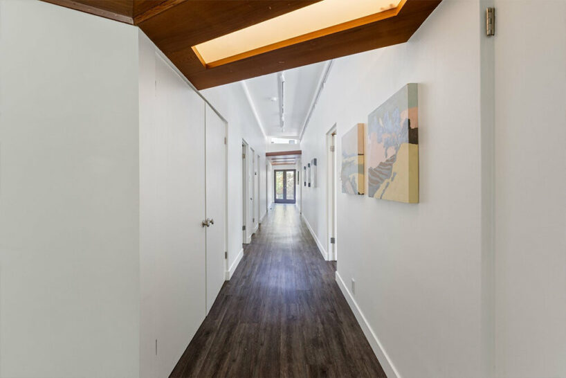 lloyd wright’s usonian-style house in california embraces oblique angles and abundant glazing