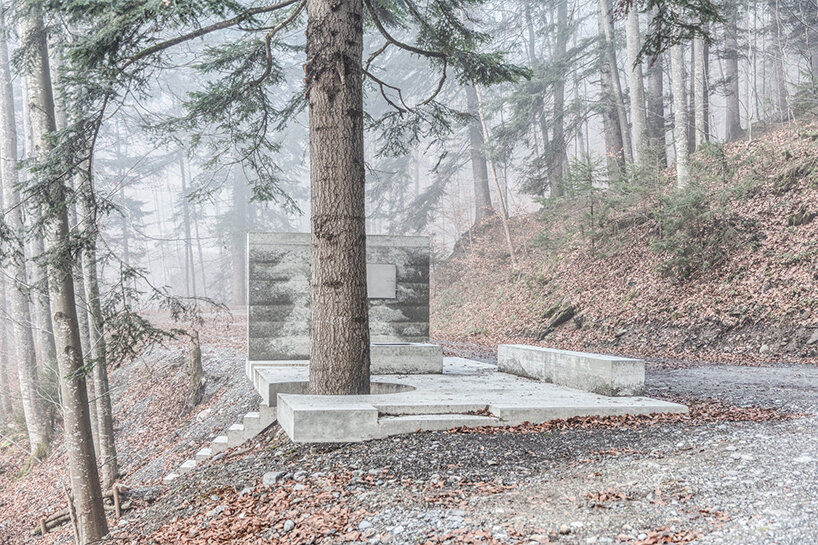 on a steep slope in austria, marte marte's cabin recalls post-agrarian collective memories