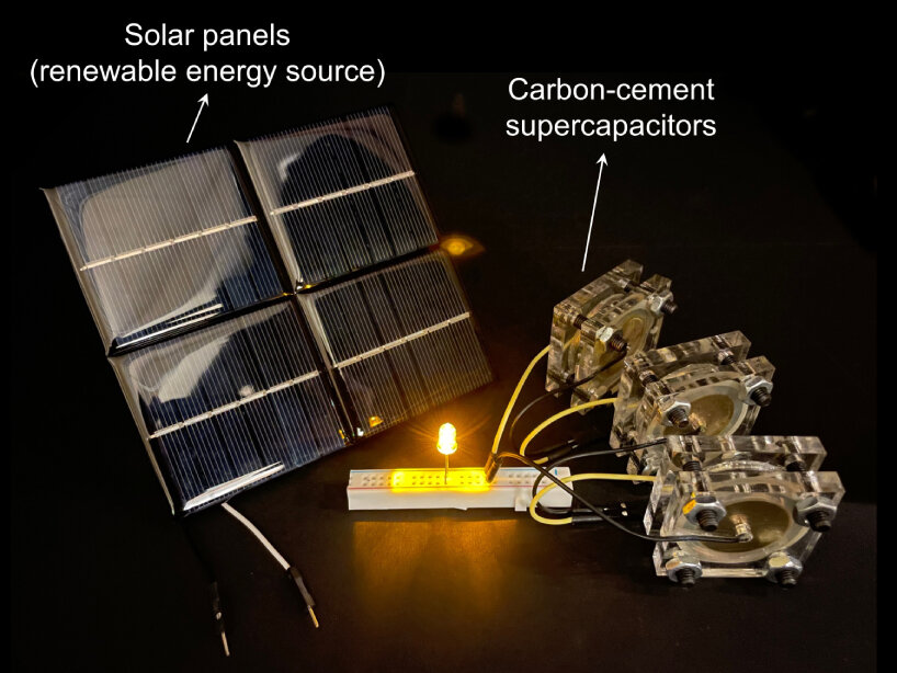 mit supercapacitors water cement carbon