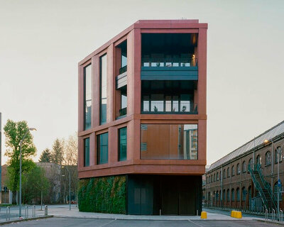 open 336 office building by park associati revisions industrial architecture in milan