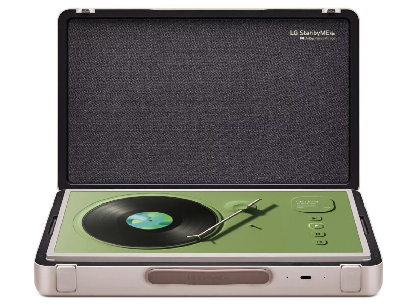 LG stanbyme go tv suitcase