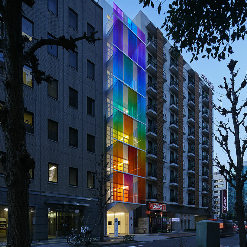 SAKO architects vertical rainbow