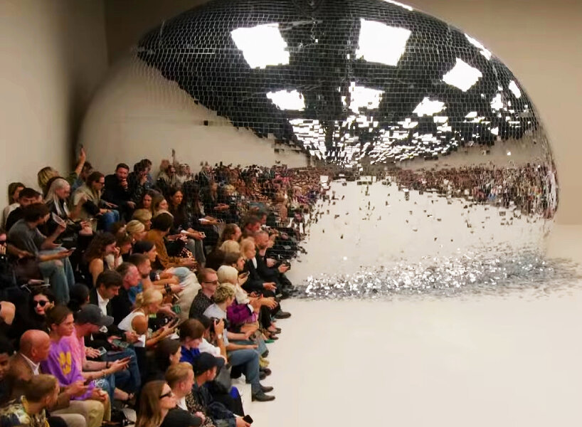 acne studios ss24 womenswear disco ball