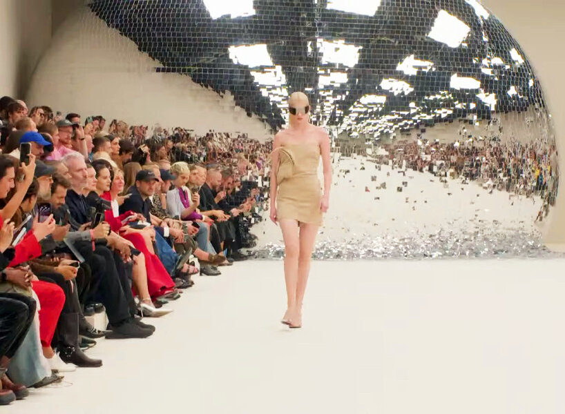 acne studios ss24 womenswear disco ball