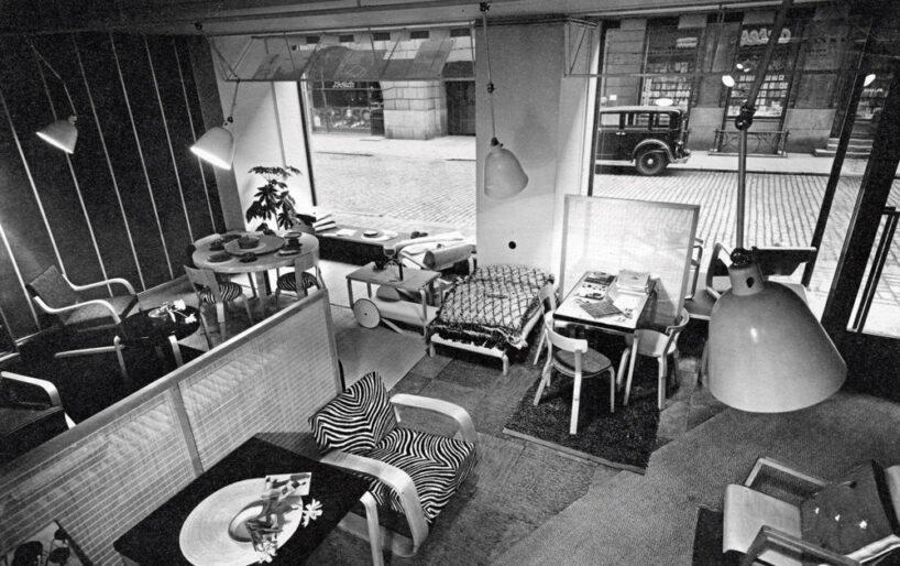 Artek, first showroom, Helsinki, Finland, 1936. Picture credit: Heinrich Iffland,Alvar Aalto Foundation (page 164)