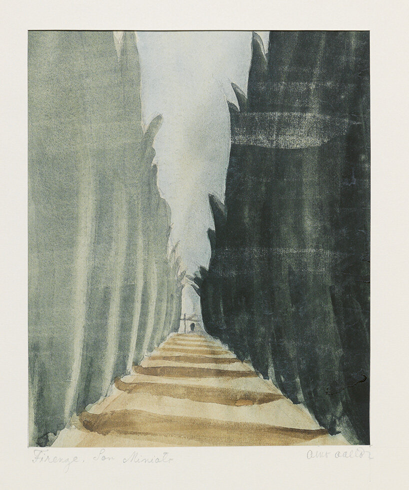 Aino Aalto, watercolour of San Miniato, near Florence, Italy. Picture credit:courtesy Heikki Aalto-Alanen (page 329)