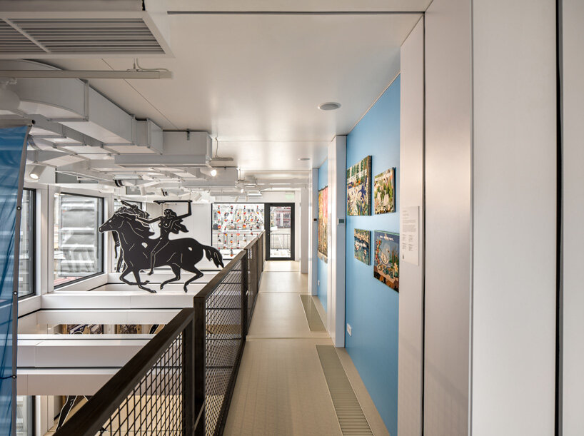 balbek bureau converts shipping containers into portable cultural hub in ukraine