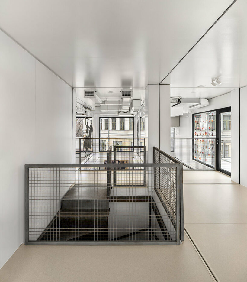 balbek bureau converts shipping containers into portable cultural hub in ukraine