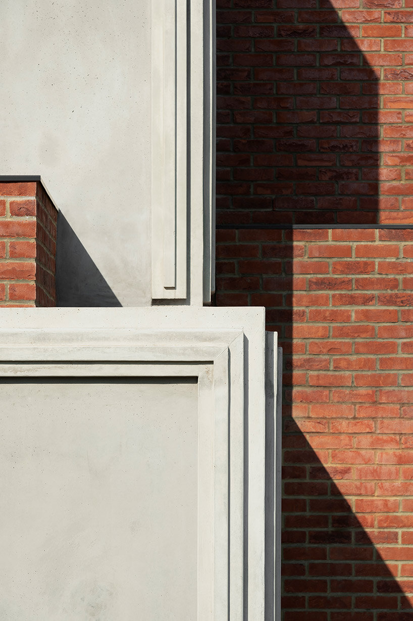 bureau de change marries brick and cast concrete for contemporary edwardian london house