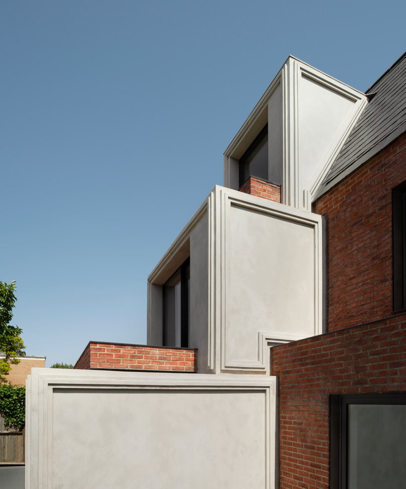 bureau de change marries brick and cast concrete for contemporary edwardian london house