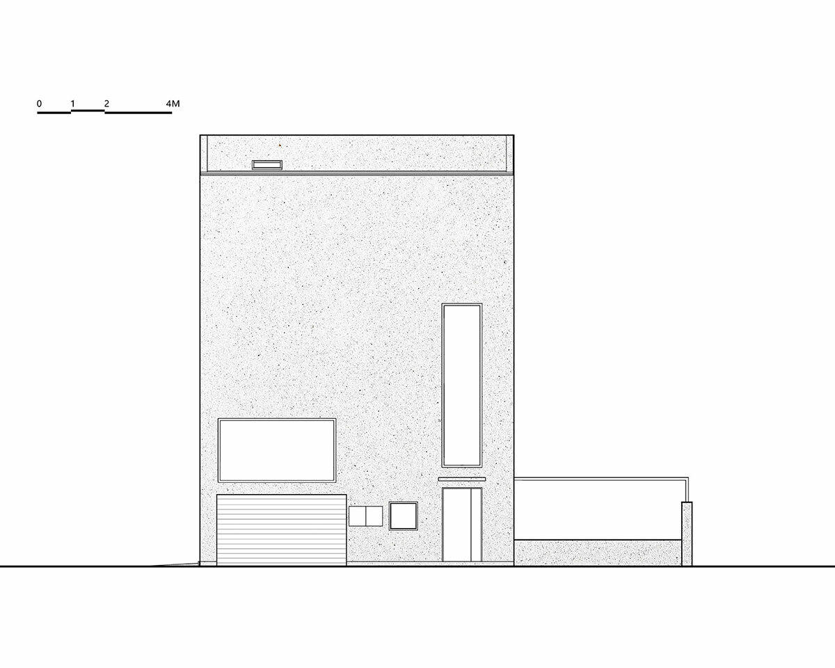 minimalist 'crossing house' built for three generations in rural china
