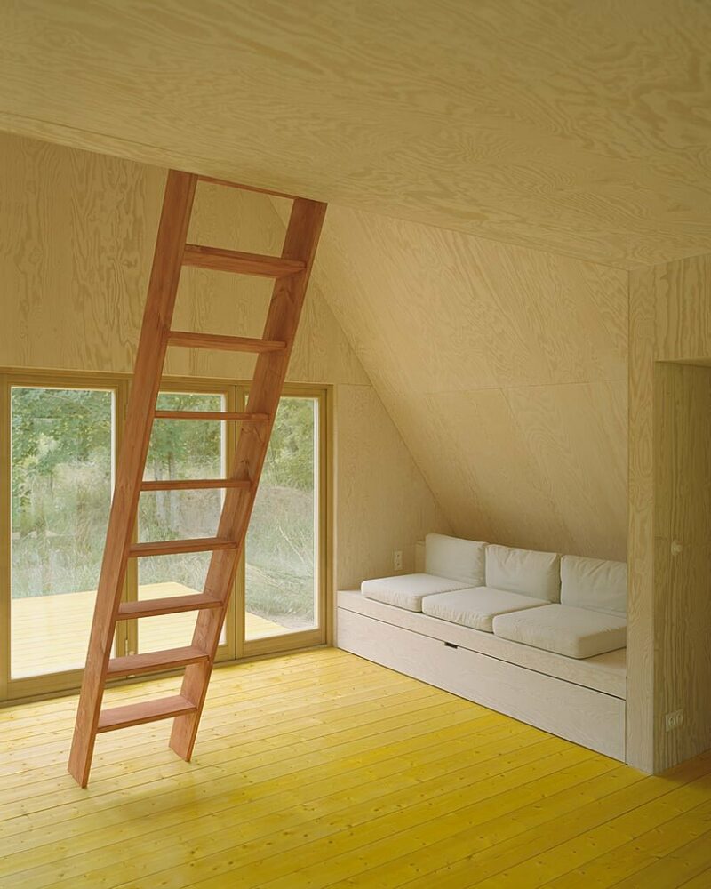 two expansive terraces extend the living area to form a fluid transition between the interior and exterior