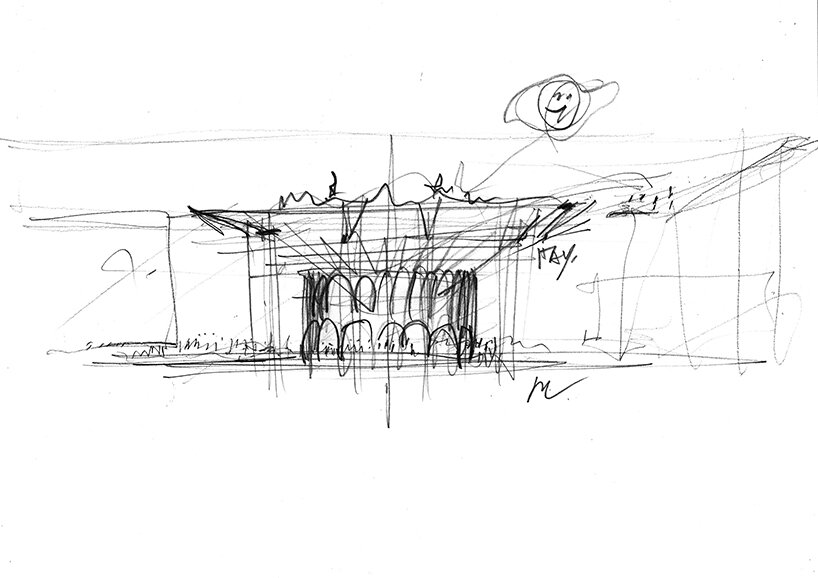 Italian Pavilion sketch