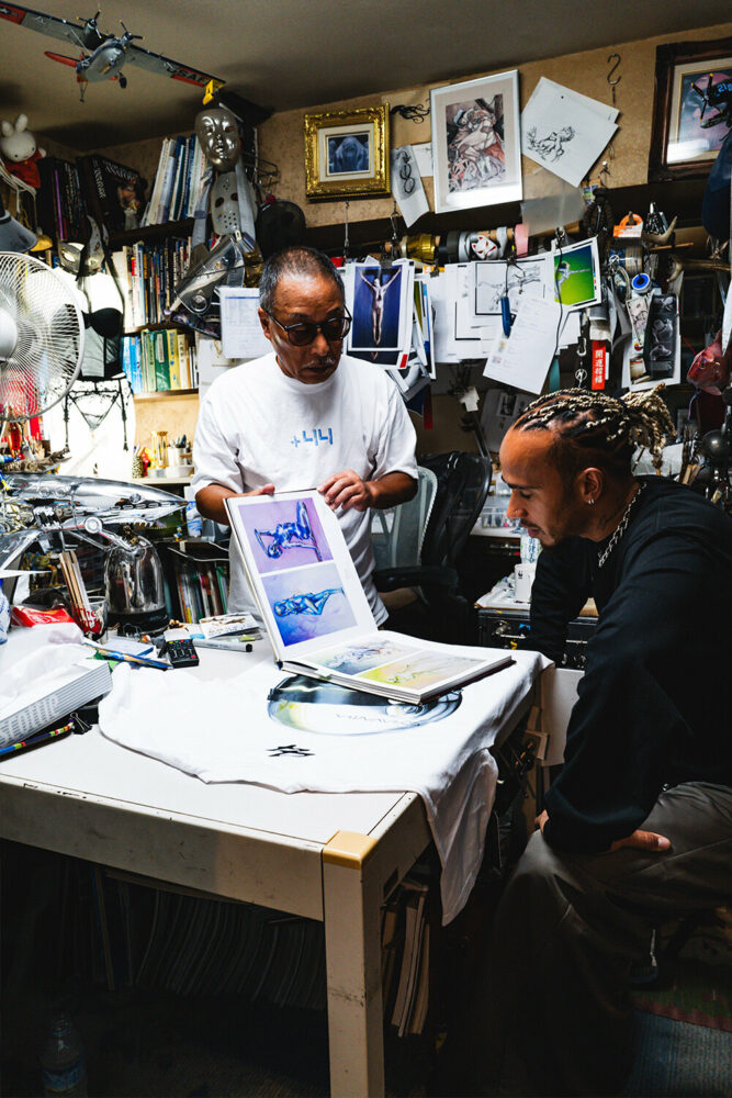 Lewis Hamilton x Hajime Sorayama collab