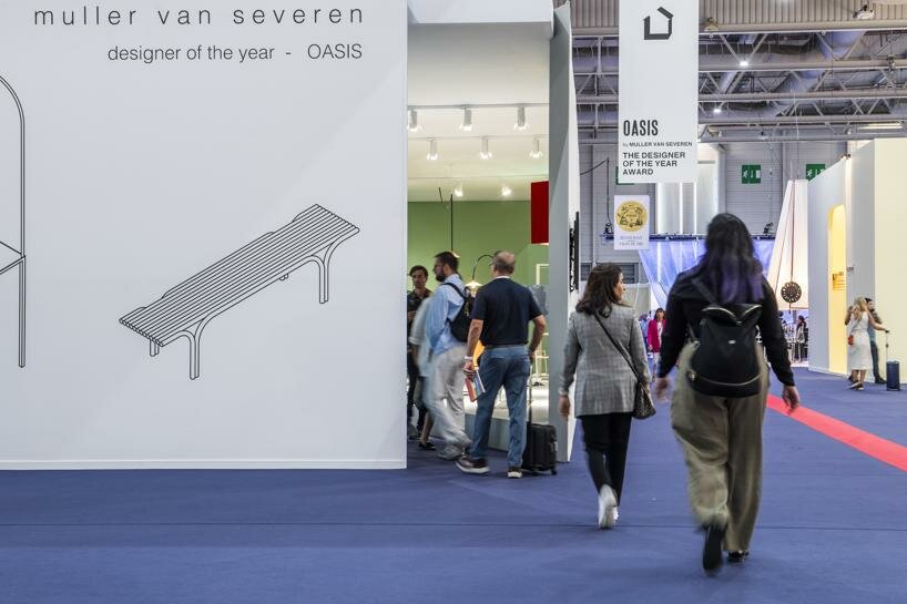 the designers’ sketches welcome viewers into the space | image © aethion