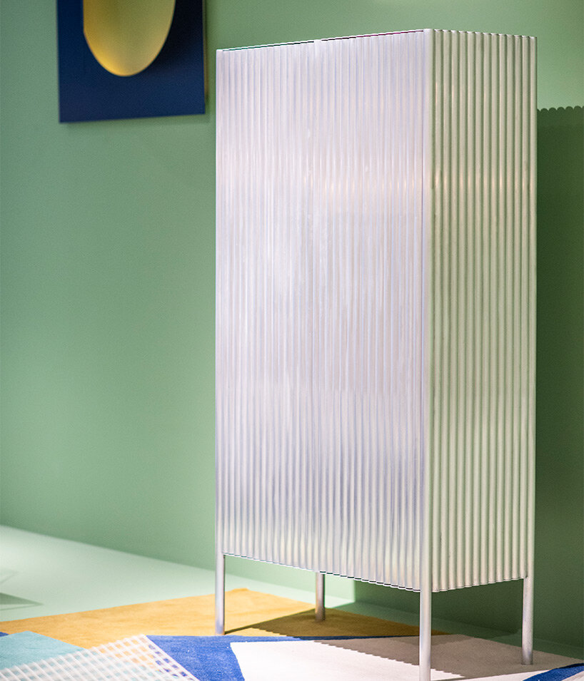 cabinet from ‘ALL TUBES’ in the exhibit space | image © aethion