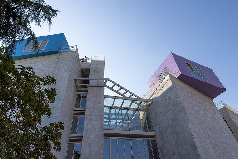 MVRDV's pyramid of tirana turns a former communist monument into a cultural center