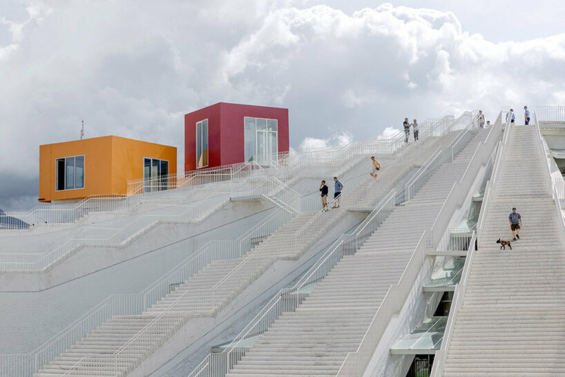 MVRDV's pyramid of tirana turns a former communist monument into a cultural center