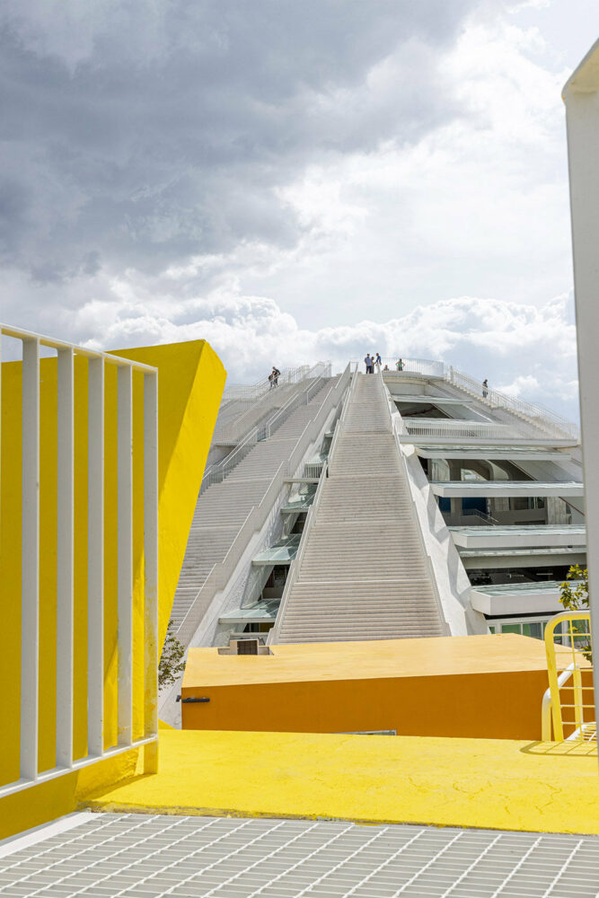 MVRDV's pyramid of tirana turns a former communist monument into a cultural center