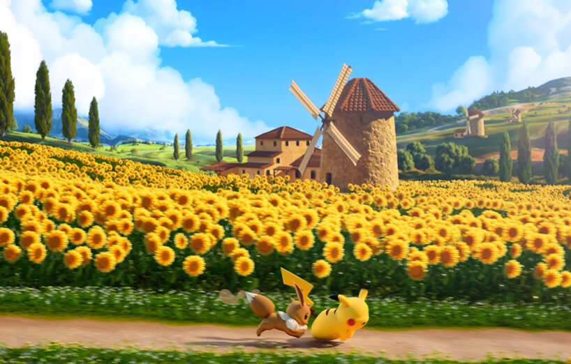 pokémon enter van gogh's sunflower world in unlikely collaboration