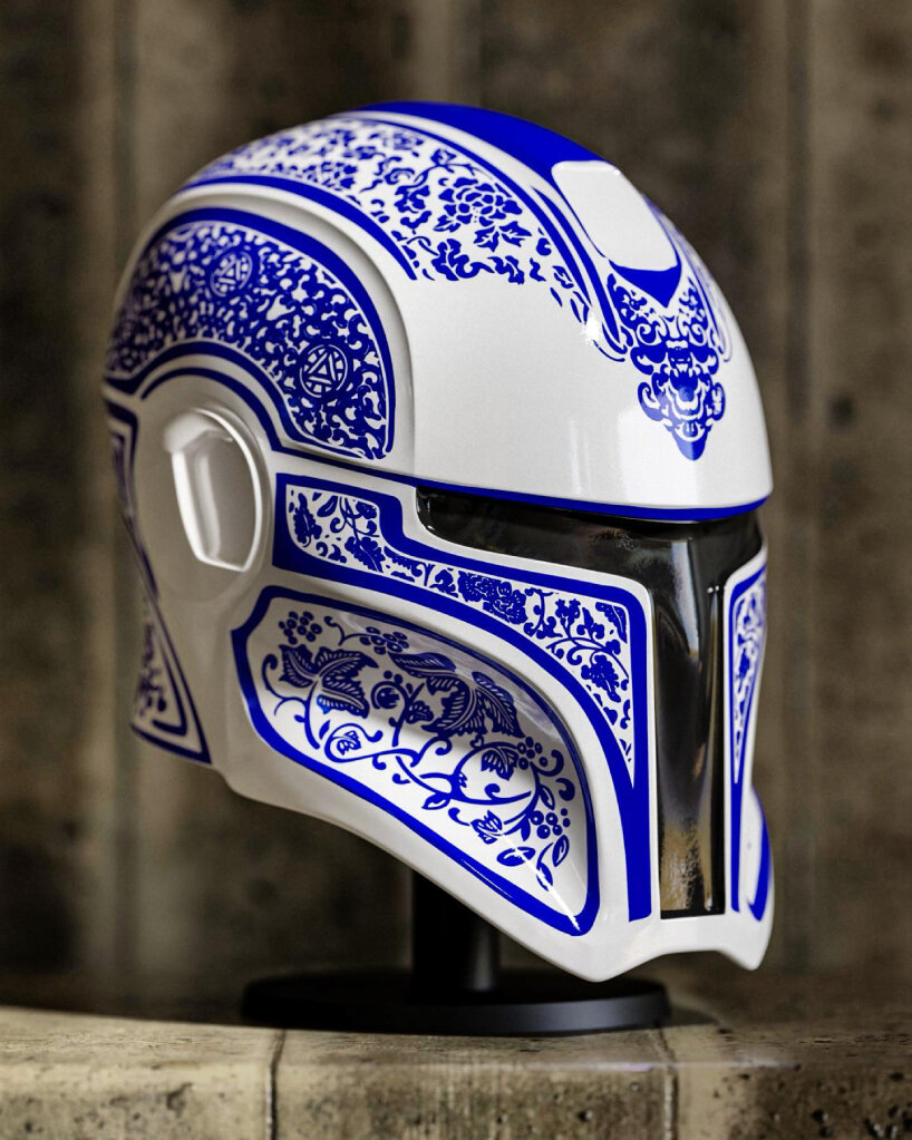 iron man mandalorian porcelain helmet discommon