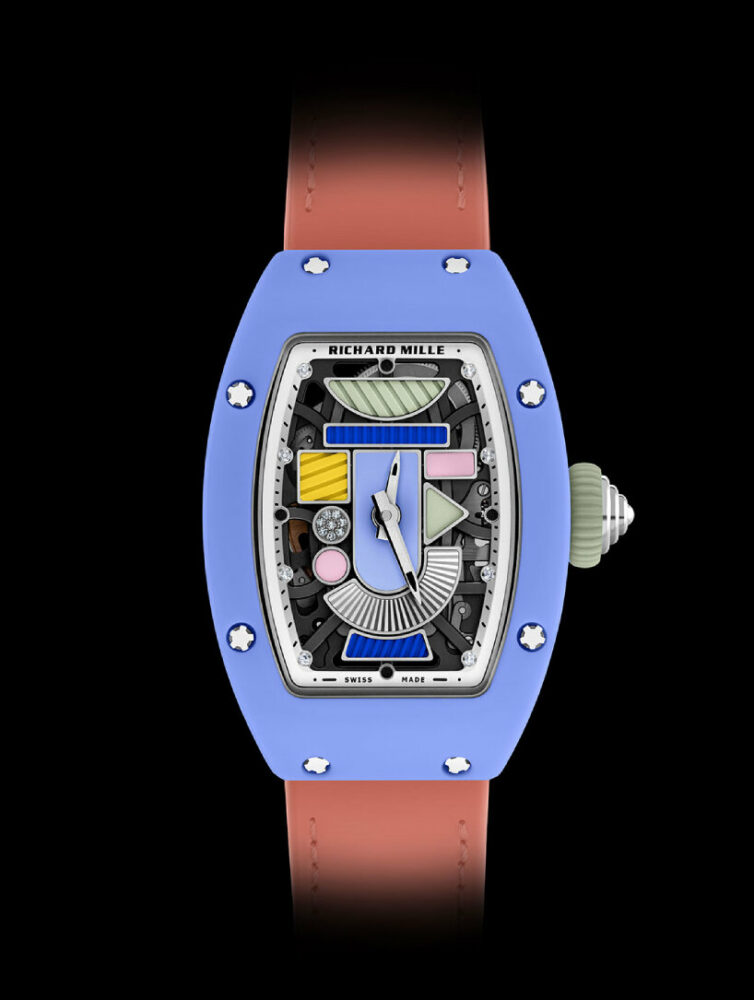 richard mille colored ceramic watches memphis italian art