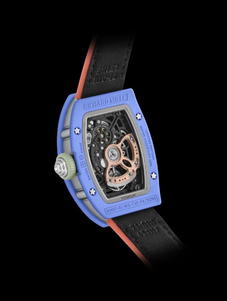 richard mille colored ceramic watches memphis italian art