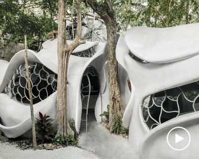 AZULIK's roth architecture nestles its tech & innovation lab within the mexican jungle