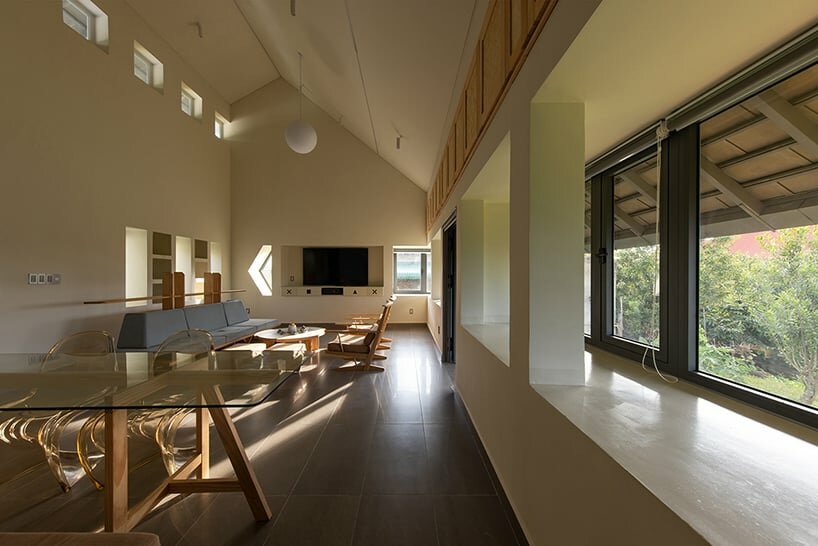 ancillary spaces are thoughtfully integrated and connected through the central circulation axis