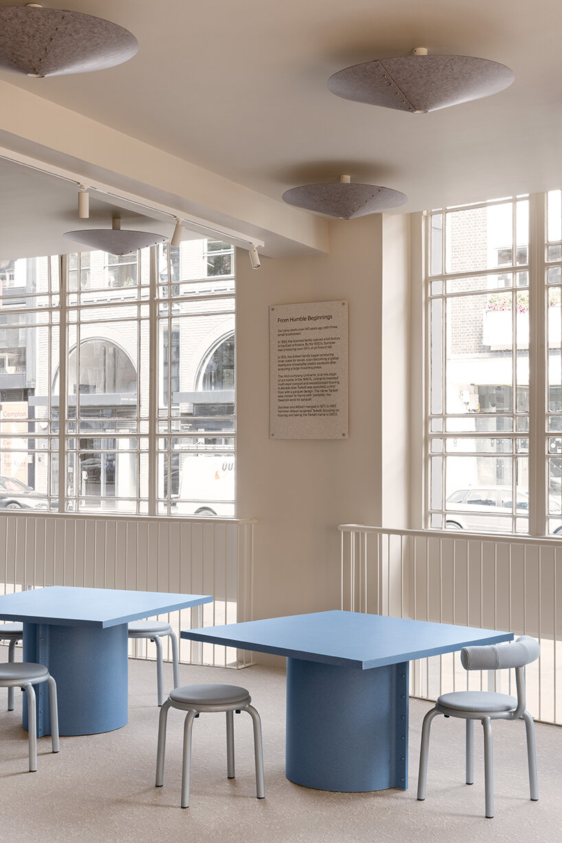 note design studio takes over tarkett's atelier in london