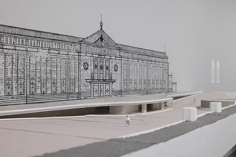 model of museum plaza | image © Nacása & Partners Inc.