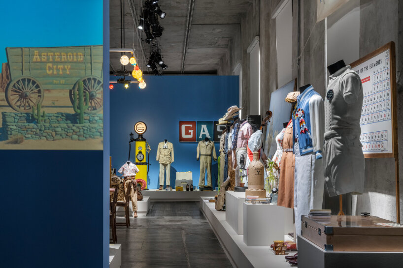 Exhibition view of 'Wes Anderson – Asteroid City: Exhibition'
