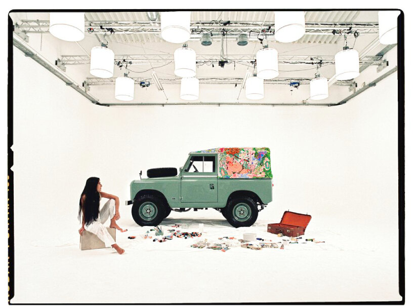 coolnvintage taps ana malta to turn 1966 land rover's roof into