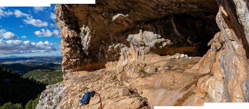 panoramic view from the cave, undisclosed location, Parque Natural de Sierra María-Los Vélez, Spain