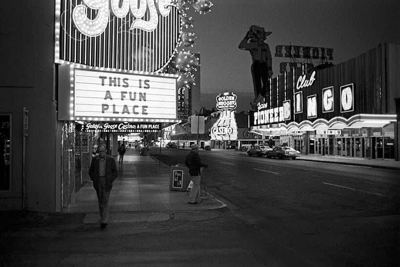 Downtown Las Vegas, a detour while on the way to Tokyo, 1976